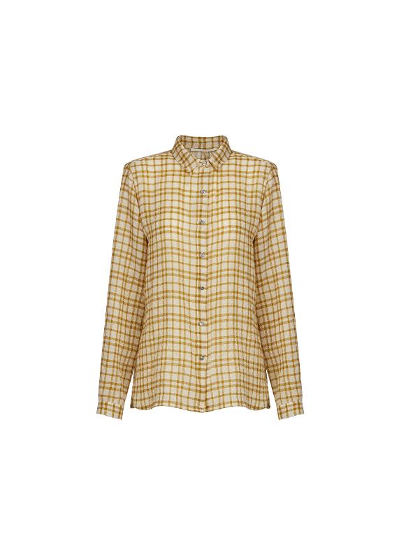 shirt with double fastening