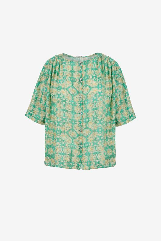 Camicia morbida stampa nettare