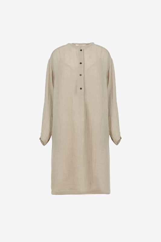 Abito chemisier con maniche lunghe